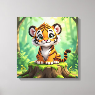 Tigre Bebé Arte de Guardería Infantil de Dibujos