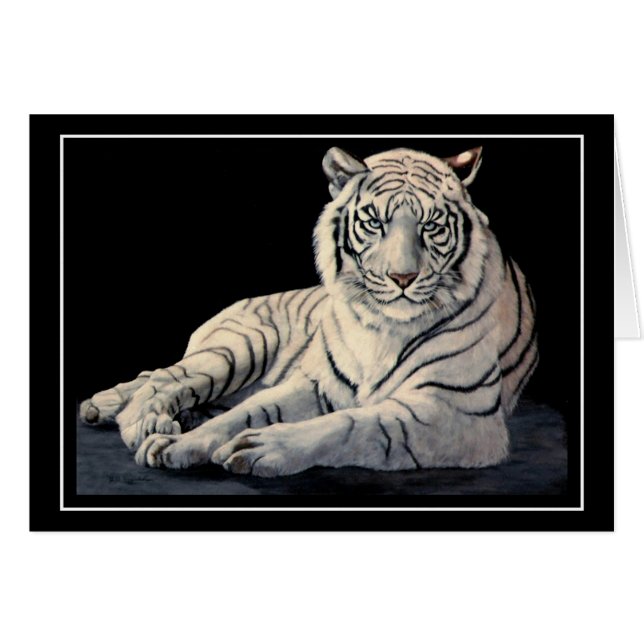 Tigre blanco (Anverso (Horizontal))