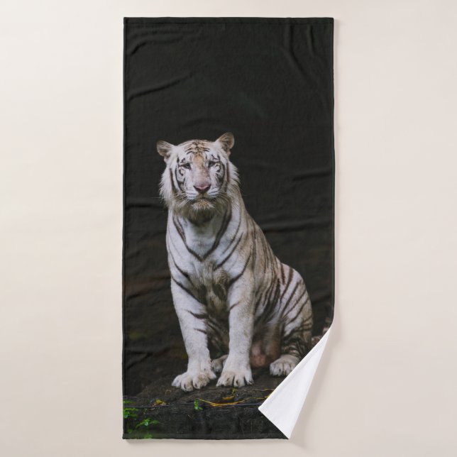 TIGRE BLANCO (Toalla de baño)