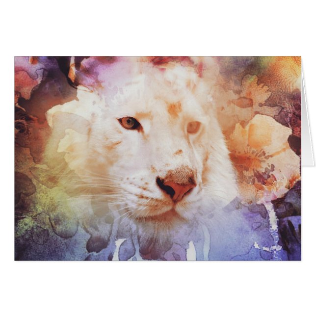 Tigre blanco (Anverso (Horizontal))