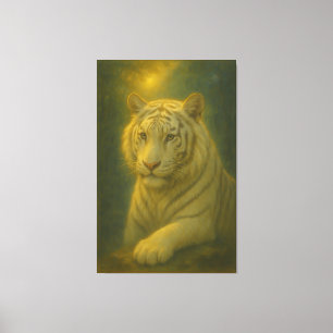 Tigre Blanco Majestuoso - Arte Refinado