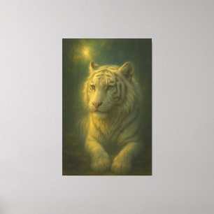 Tigre Blanco Majestuoso - Arte Refinado