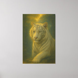Tigre Blanco Majestuoso - Arte Refinado
