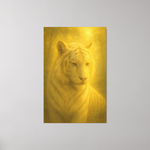 Tigre Blanco Majestuoso – Impresión de Arte Fino