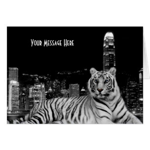 Tigre blanco y negro