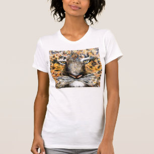 Tigre con una camiseta de la actitud