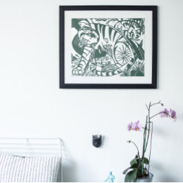 Tigre de Franz Marc, arte del expresionismo vintag