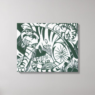 Tigre de Franz Marc, arte expresionista vintage