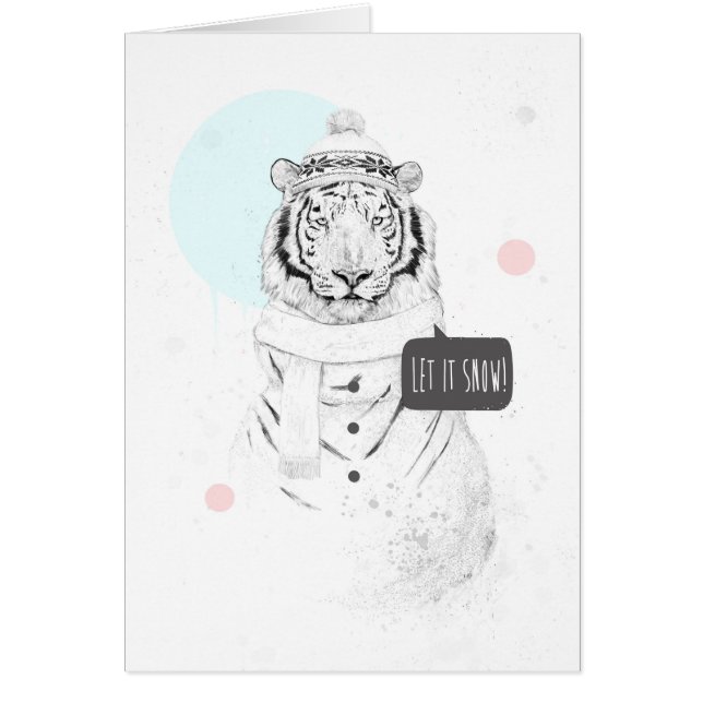 Tigre de la nieve (Frente)