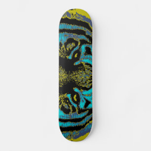 Tigre de los ojos - Skateboard Bella Artes