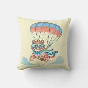 Tigre de paracaídas de Cojín decorativo