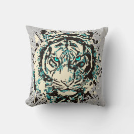 Tigre de Siberia | Cojín decorativo de tigre color