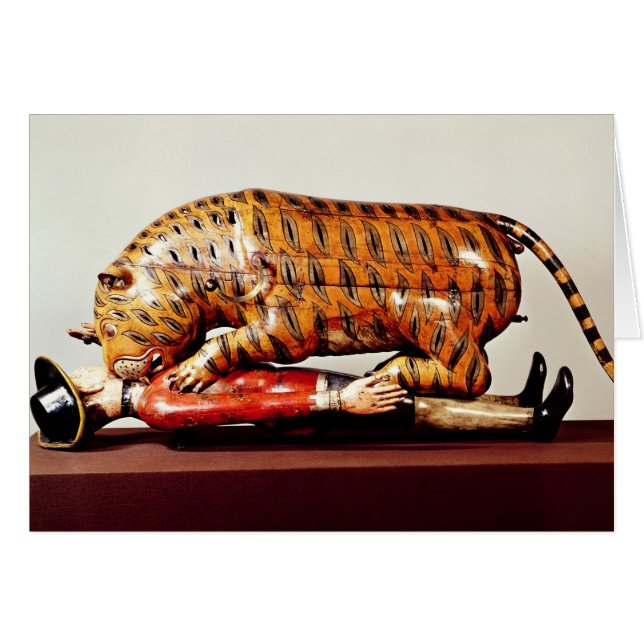 Tigre de Tipu, c.1790 (madera) (Anverso (Horizontal))