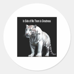 Tigre - Dentro de Mí Hay Grandeza Calcomanía 