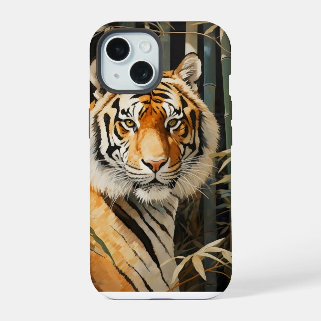 Tigre en bosque de bambú (Reverso )