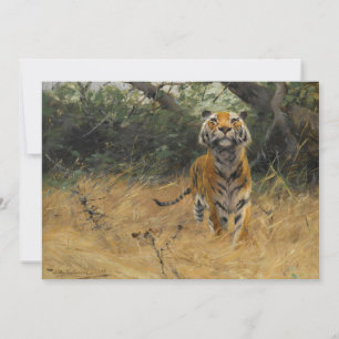 Tigre en el reloj   Wilhelm Kuhnert