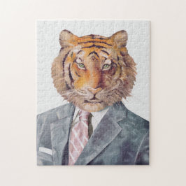 Tigre en el rompecabezas de Armani