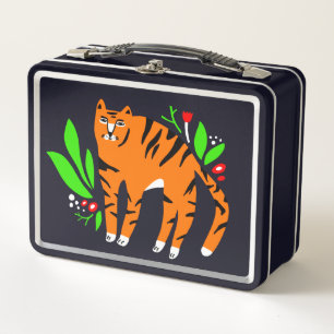 Tigre en flores
