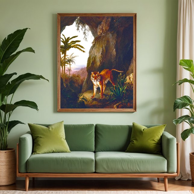 Tigre en una cueva, Arte fino  (Subido por el creador)