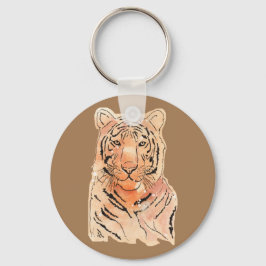 Tigre en una Llavero / Cordón