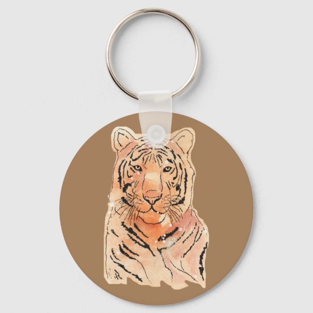 Tigre en una Llavero / Cordón (Anverso)