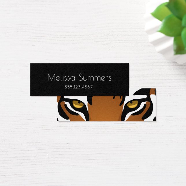 Tigre, gato salvaje en negro (Escritorio)