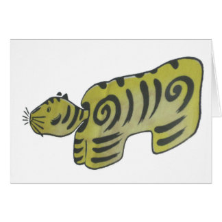Tigre japonés del arte popular