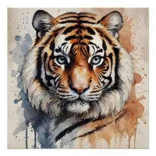 Tigre no 1 Poster brillante