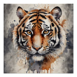 Tigre no 3 Poster brillante