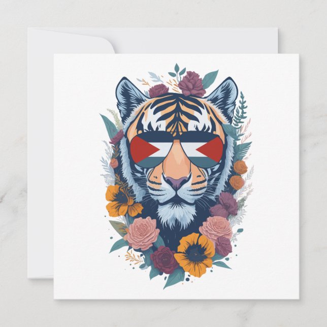 Tigre palestino - BANDERA palestina (Anverso)