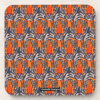 Tigre (patrón) - Posavasos de plástico