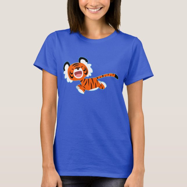 Tigre Personalizado Con La Camiseta De Las Mujeres (Anverso)