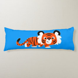 Tigre Personalizado lindo en la almohada del cuerp