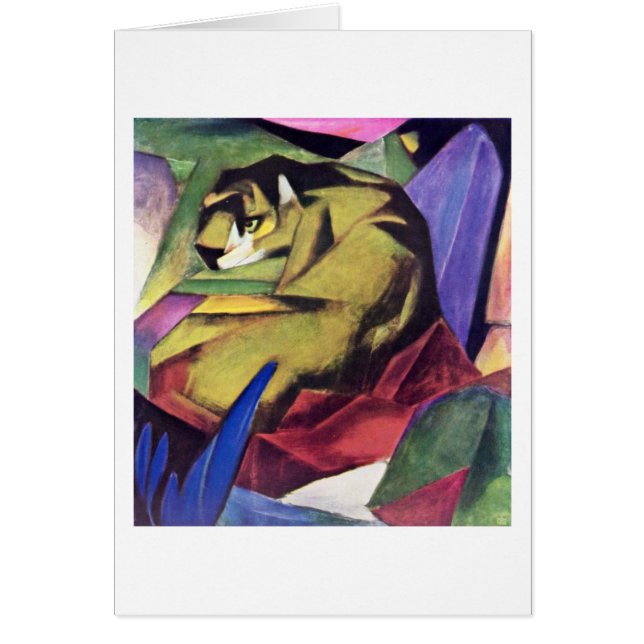 Tigre Por Franz Marc (Frente)