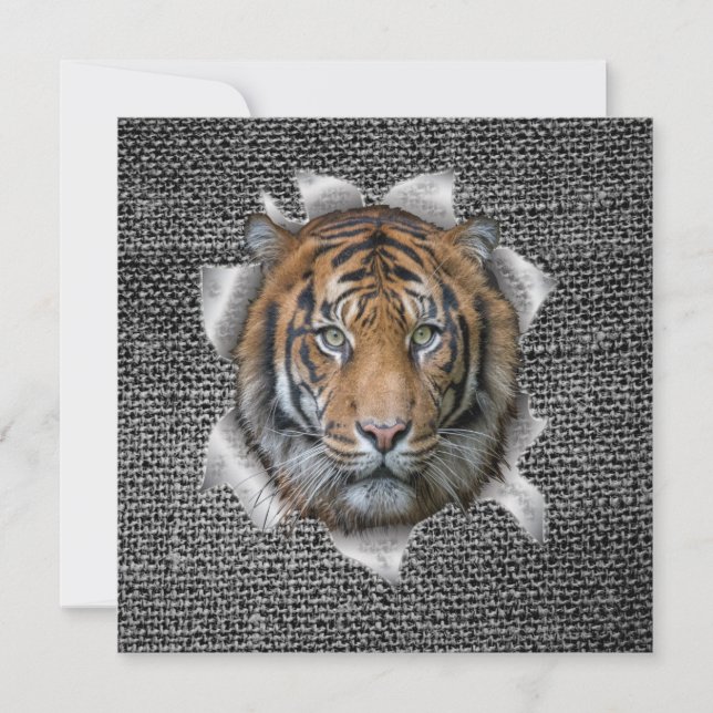Tigre salvaje de Bengala (Anverso)