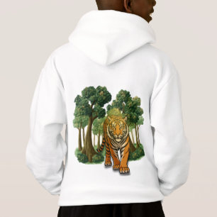“Tigre salvaje en el bosque – Jungla con luz natur