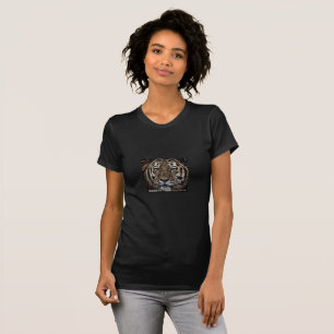 Tigre siberiano: Damas camisetas de fino Jersey