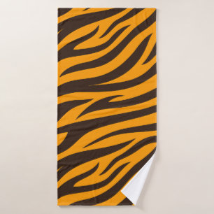 Tigre Stripe Naranja negro Patrón de piel de anima