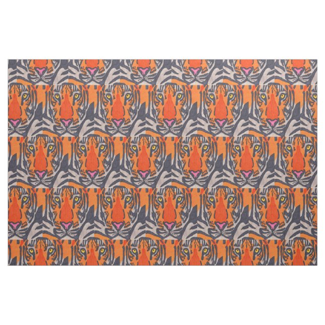Tigre - Tela de Algodón Pima ("Cuarto gordo" (fat quarter))