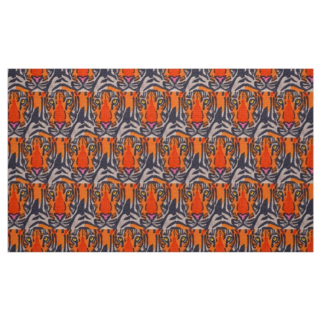 Tigre - Tela de Poplín de Poliéster ("Cuarto gordo" (fat quarter))