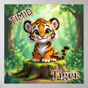 Tigre Timid   El arte de la guardería de una Perso