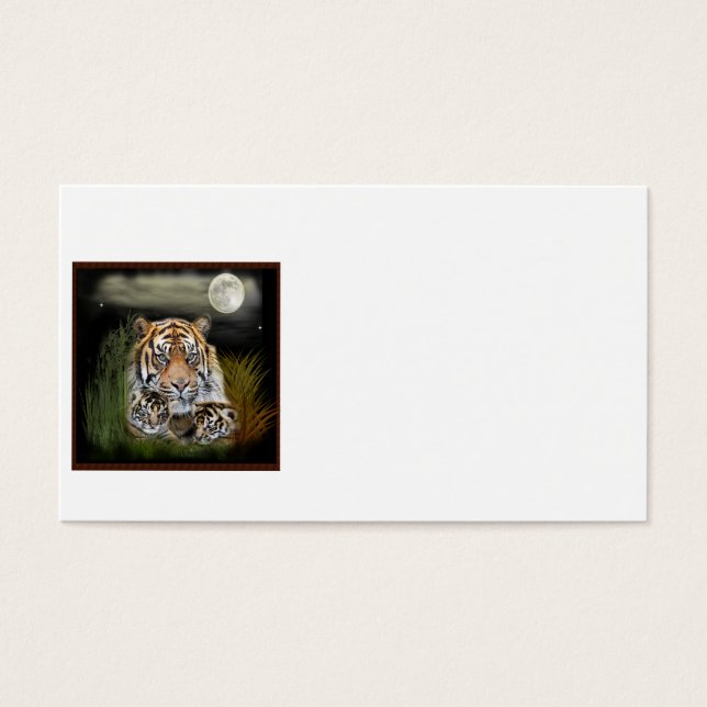 Tigre y cachorros (Frente)