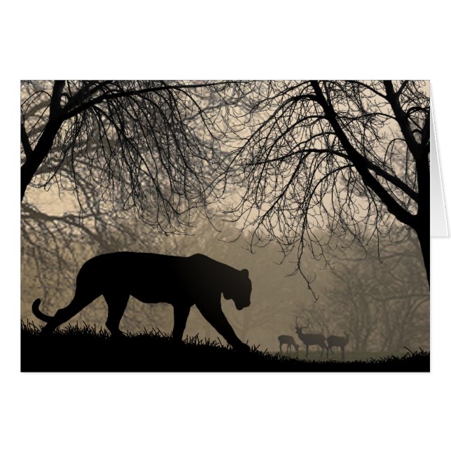 Tigre y ciervo (Anverso (Horizontal))