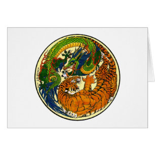 Tigre y dragón Yin Yang