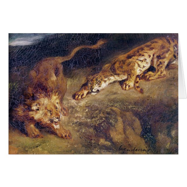 Tigre y león (Anverso (Horizontal))