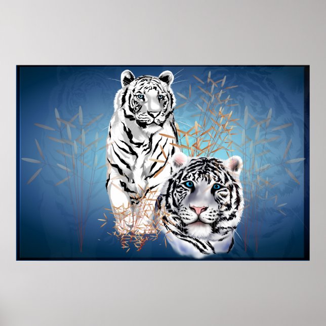 Tigres Blancos - Posters (Frente)