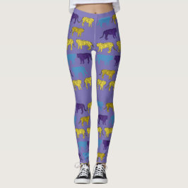 Tigres coloridos Pop Art Anima Leggings