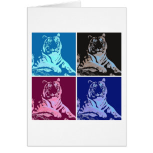 Tigres del arte pop