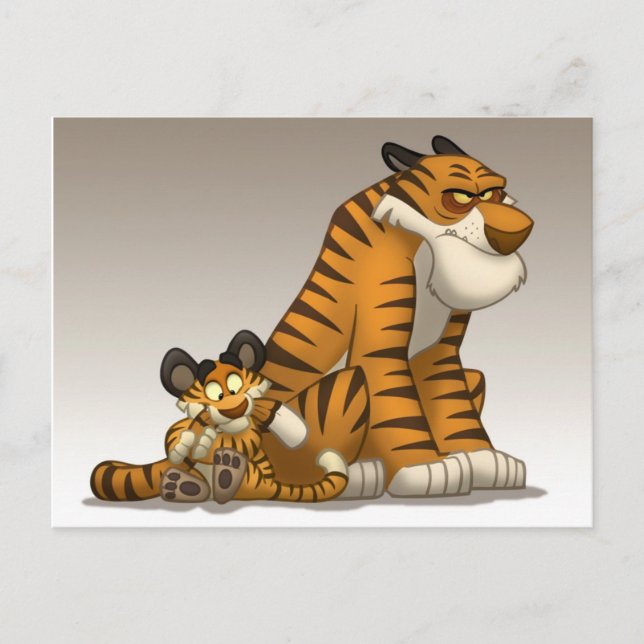 Tigres en una postal (Anverso)