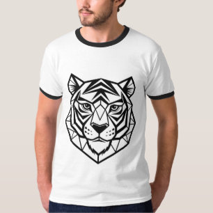 Tigres salvajes - Audaz diseño de camisetas animal
